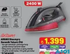 ARZUM AR683 STEAMPRO SERAMİK TABANLI ÜTÜ